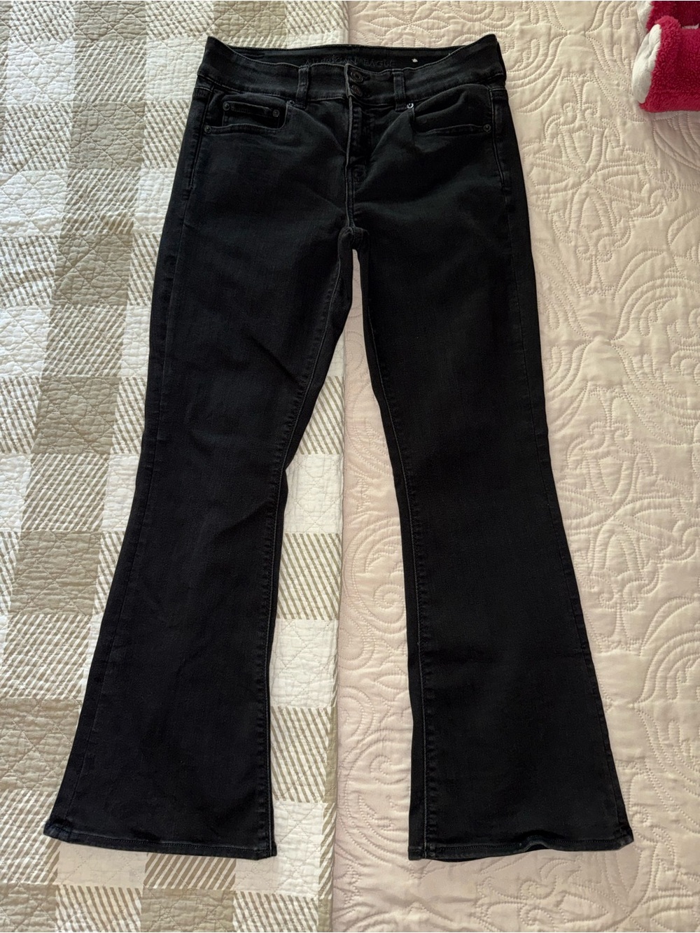 American Eagle Black Artist Flare Jeans